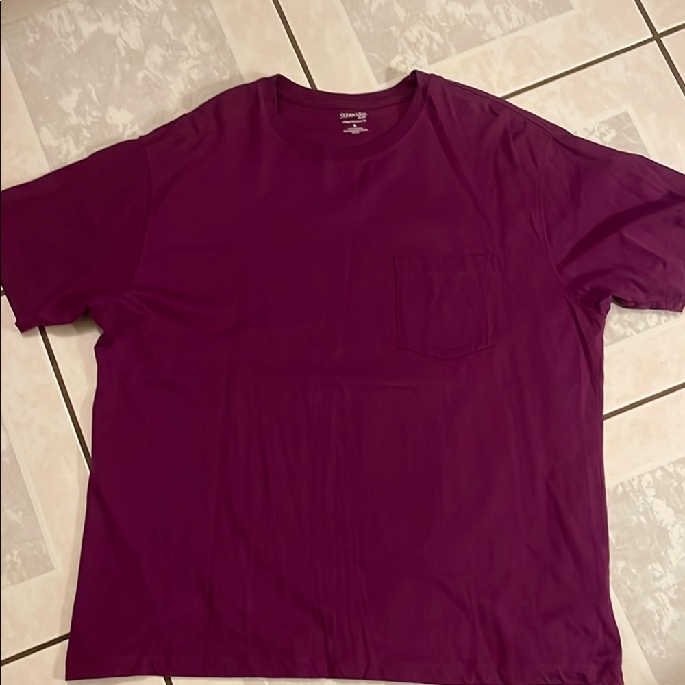 St. John's Bay Rich Purple Short Sleeve Tee